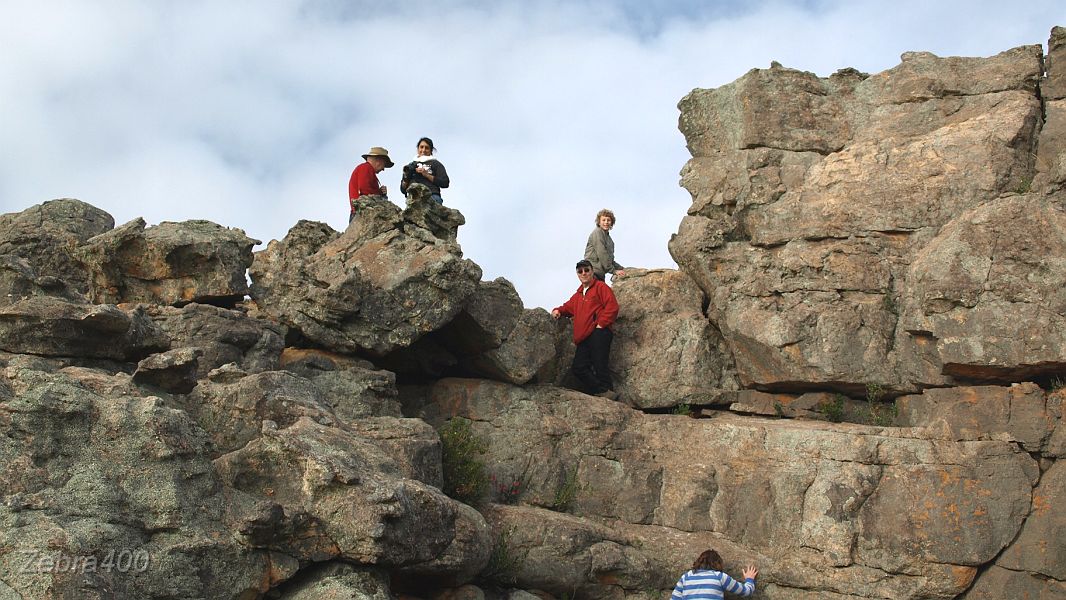 05-Convoy climbs Mitre Rock to take in the views.JPG